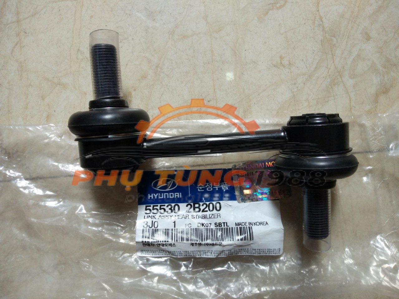 Rotuyn cân bằng sau Hyundai Santafe 2006-2013 chính hãng mã 555302B200