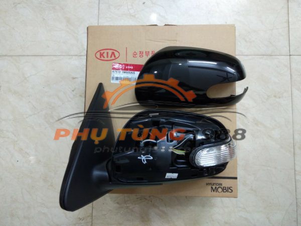 Gương chiếu hậu trái xin nhan to Kia Forte 2009-2012 mã 876101M600AS