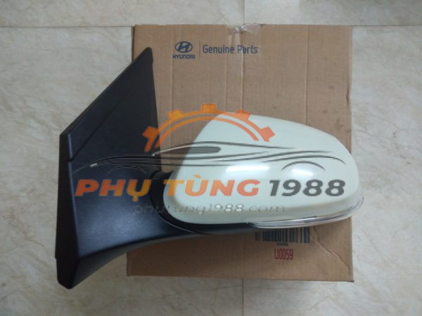 Gương chiếu hậu trái bản đủ có xin nhan có sấy Hyundai i10 Grand 2014-2016 chính hãng mã 87610B4180