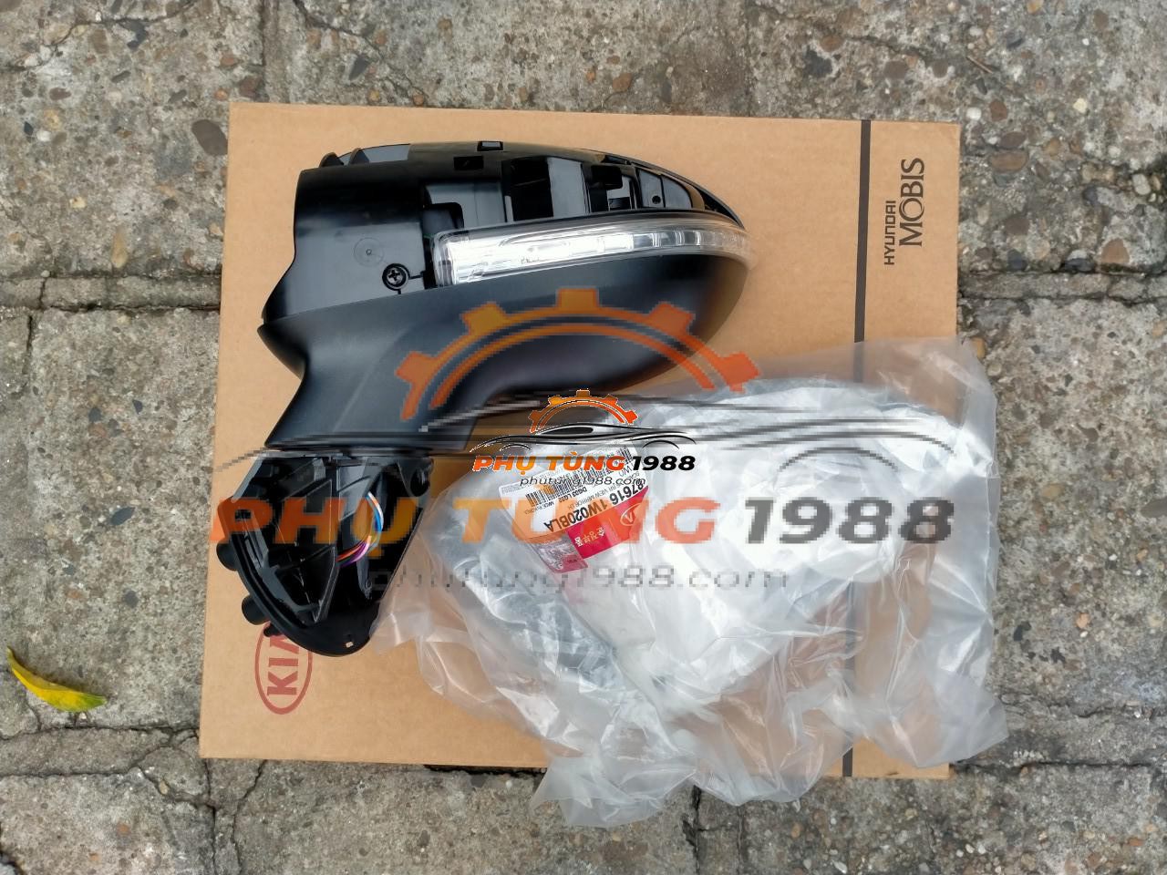 Gương chiếu hậu trái Kia Rio 2012-2016 chính hãng mã 876101W021AS Gương chiếu hậu trái Kia Rio 2012-2016 chính hãng mã 876101W021AS