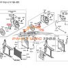 Mô tơ quạt két nước Kia Morning 2007-2011 2538607550