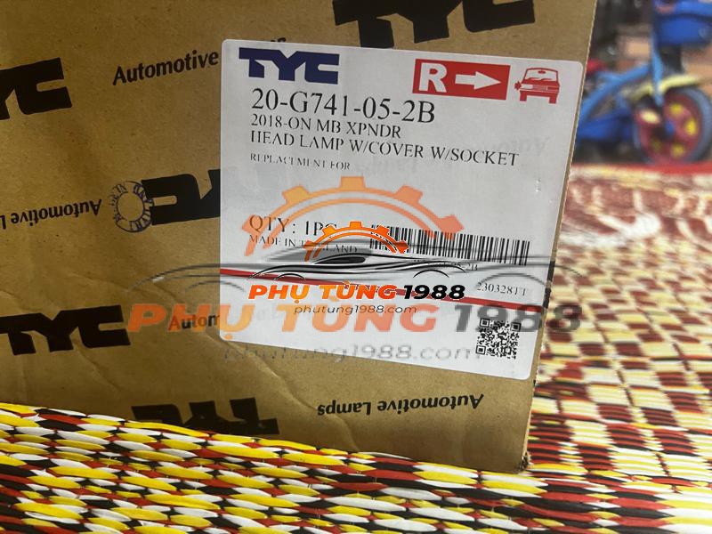 Đèn pha phải Mitsubishi Xpander Đèn pha phải Mitsubishi Xpander