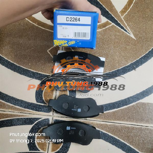 Má phanh trước Toyota Aygo Má phanh trước Toyota Aygo